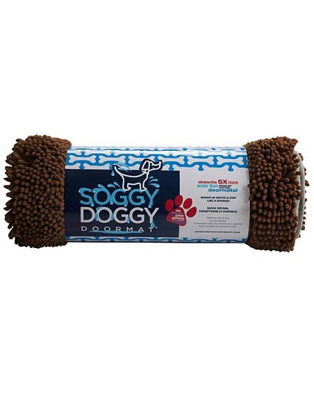 Soggy Doggy Doormat Chocolate Brown