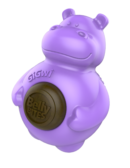 GiGwi Belly Bites nijlpaard S