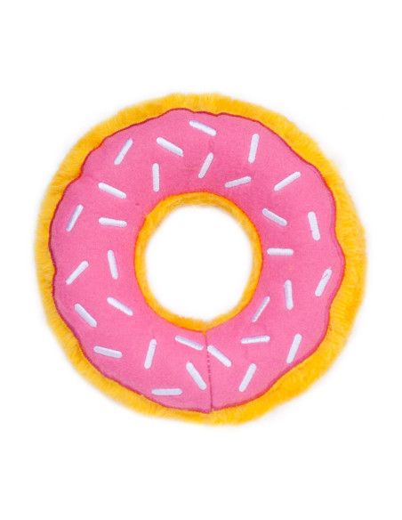 grote roze pluche  donut