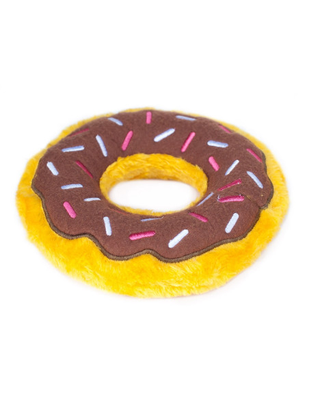 grote bruine pluche donut