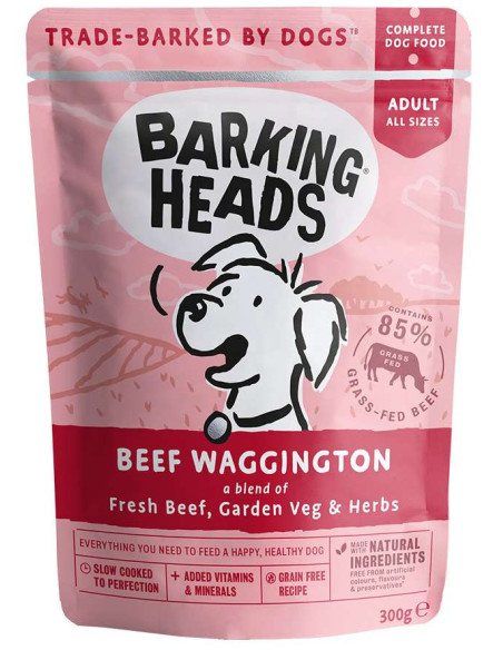 Barking heads Beef waggington natvoer